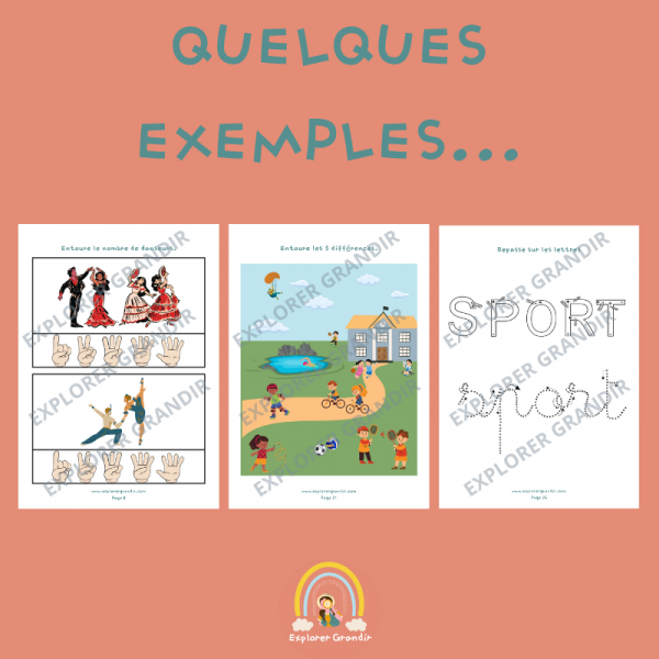 Livret d'activités 3 - 6 ans : LE SPORT – Image 2