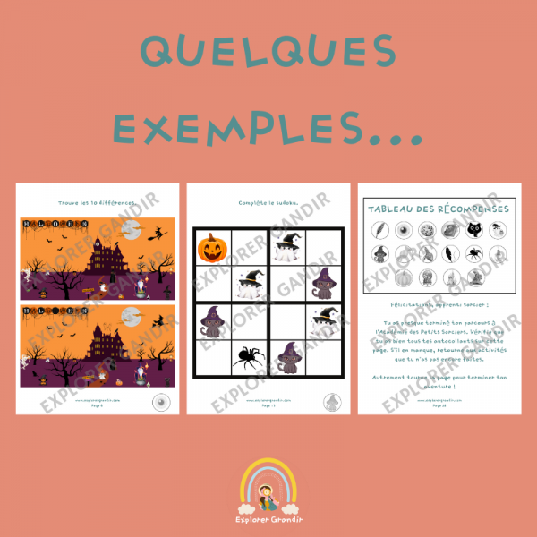 Livret d’activités 6-8 ans : Halloween – Image 2