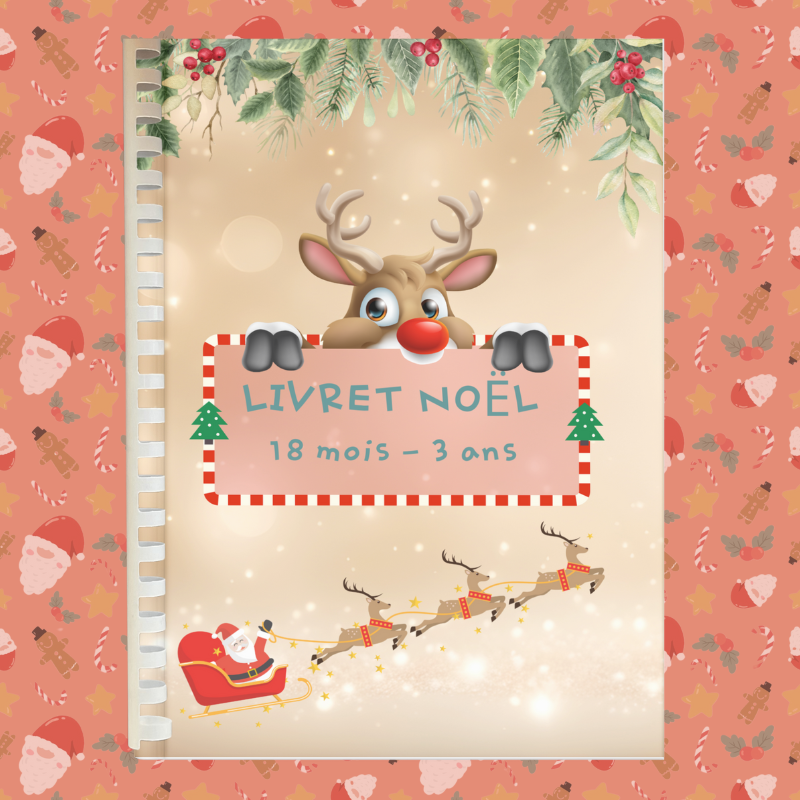 Livret d’activités 18 mois – 3 ans : Noël