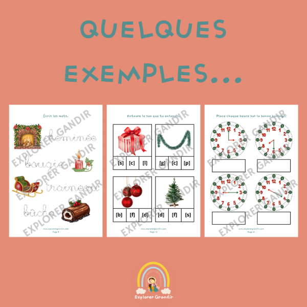 Livret d'activités 6 - 8 ans : Noël – Image 2
