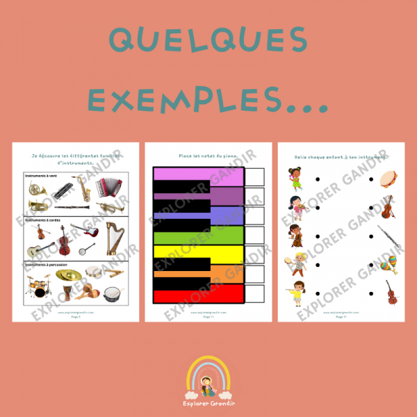 Livret d’activités 3 – 6 ans : MUSIQUE – Image 2